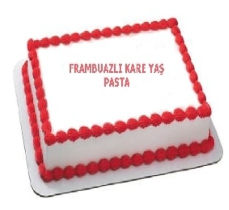 Hafif Dokusuyla 20 Kişilik Frambuazlı Pasta